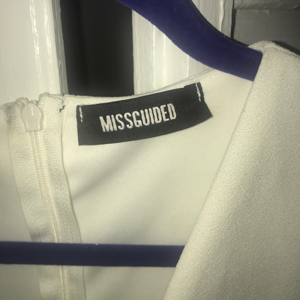 White, cutout Missguided dress